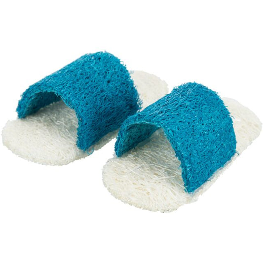 Trixie Set of Loofah Toys Set of Sandals for Small Animals