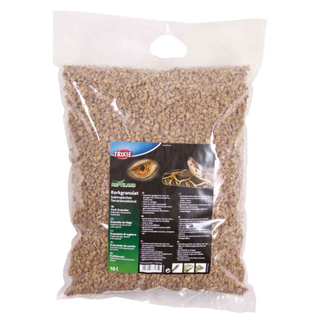 Trixie Cork Granules 10l pack for Reptiles, Amphibians and Small Animals.