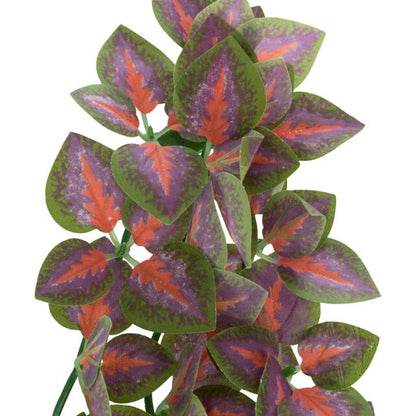 Trixie Silk Hanging Plant, Folium Perillae 20x30cm. ideal for Reptile Habitats