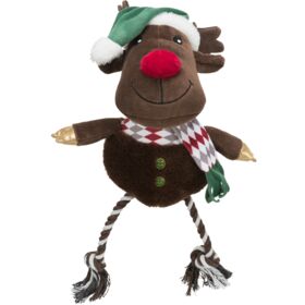 Trixie Christmas Reindeer Dog Toy 49cm. polyester/cotton with sound