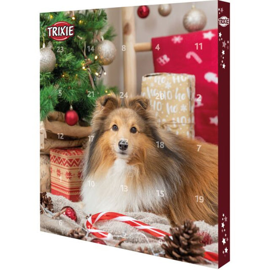 Trixie Christmas Advent Calandar for Dogs 30 x 34 x 3.5cm. Dog Treats