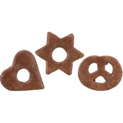 Trixie Christmas Heart, Star & Pretzel Dog Treats 120g. pack