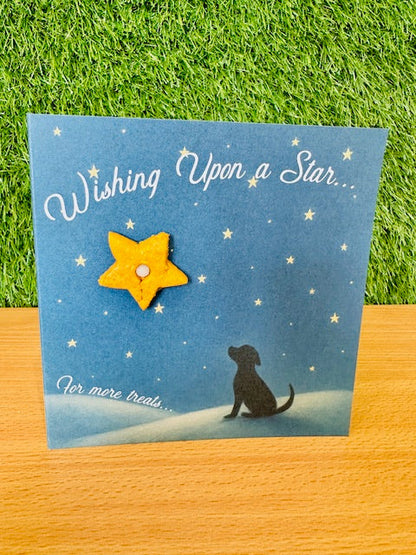 Life Of Riley 'Treatings' Doggy Card - Woofmas - Wishing upon a star