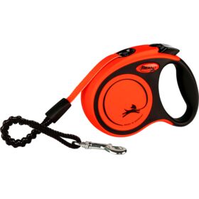 flexi XTREME tape dog leash XS 3m. 15kg. black/orange