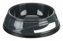 Trixie Dog Bowl, Heavy, Plastic/Rubber Base. 3ltr/12cm.