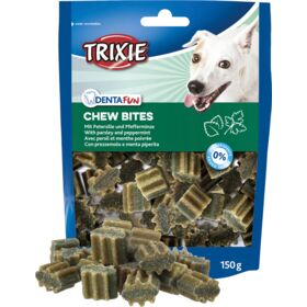 Trixie Denta Fun Chew Bites Dog Treats 150g.