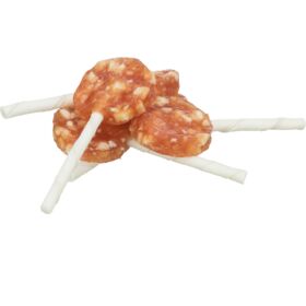 Trixie Dog Treat Denta Fun Chicken Cheese Lolly