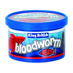 King British Bloodworms Fish Treat 7g.