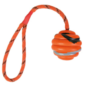 Trixie Wavy Ball on a Rope, natural rubber Dog Toy 6/30cm.