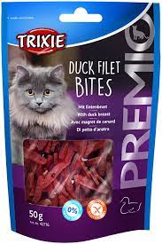 Trixie PREMIO Duck Filet Bites Cat Treats 50g.