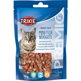 Trixie PREMIO Trainer Snack Mini Fish Nuggets 50g. Cat Treats