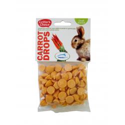 Critters Choice Carrot Drops Treats for Small Animals 75g.