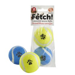 Ruff'n'Tumble Fetch Tennis Balls Dog Toys 2 pack