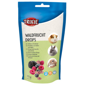 Trixie Wild Berry Drops Treats for Small Animals 75g.