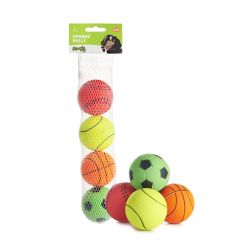 Sponge Balls Dog Toys 4 pack