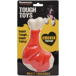 Tough Toys Meaty Chicken Leg Dog Toy large