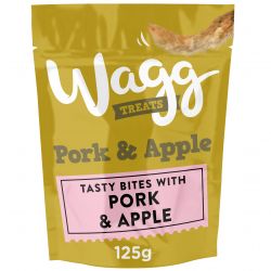 Wagg Pork & Apple Treats 125g.