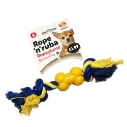 Rope'n'Ruba Ropeybone Dog Toy