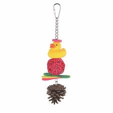 Sky Pets Duck And Pine Bird Toy H 22cm.