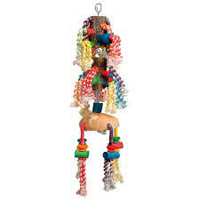 Sky Pets Rainbow Twirl Bird Toy 17 x 80cm.