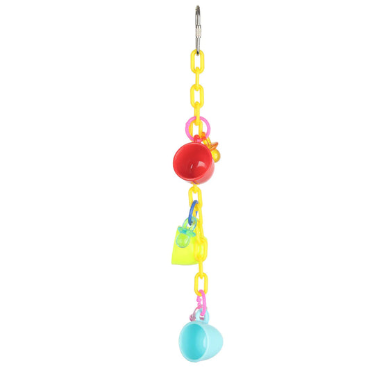 Sky Pets Mini Mug Chain Bird Toy 17 x 3cm.