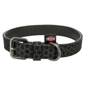 Trixie Night Reflect Dog Collar S-M 30-40cm/20mm Black