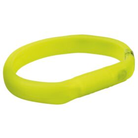 Trixie USB Flash Light Band M-L 50cm/18mm Green Dog Collar