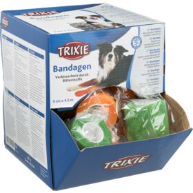 Trixie Dog Bandages with Bitter Substance 5cm/5.1m Assorted Colours