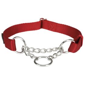 Trixie Premium Semi-Choke Dog Collar S-M 30-40cm/15mm Red