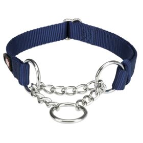 Trixie Premium Semi-Choke Dog Collar S-M 30-40cm/15mm Indigo