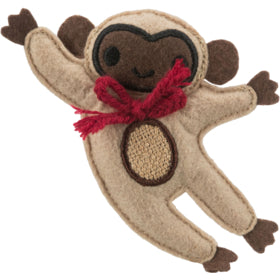 Trixie Cat Toy Monkey 12cm. with Rustling Foil