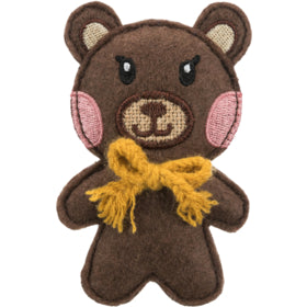 Trixie Cat Toy Bear 10cm. with Rustling Foil