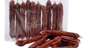 Burns Dog Treats Sausages 100% meat and chicken. There are NO biscuit or cereal ingredients.