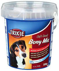 Trixie Soft Snack Bony Mix Dog Treats 500g.