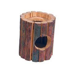 Sky Pets Wooden Turret Hideout medium 10.5x13cm.