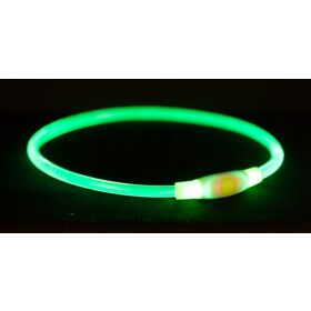 Trixie USB Flash Light Ring S-M 40cm/8mm. Green