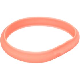 Trixie Flash Light Band USB extra wide M-L 50cm/30mm. Coral