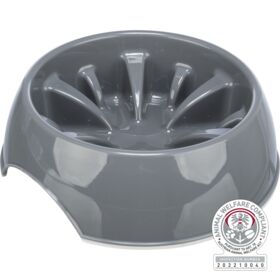 Trixie Slow Feeding Plastic Dog Bowl. Colours vary
