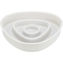 Trixie Slow Feeding Plastic Cat/Dog Bowl 0.35l/15x15cm. grey