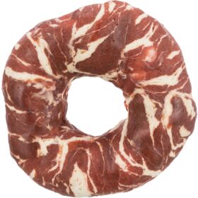 Trixie Denta Fun Marbled Beef Chewing Ring Dog Treat 10cm. 110g.