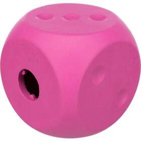 Trixie Snack Cube Dog Toy for Dog Treats natural rubber 7x7x7cm. various colours